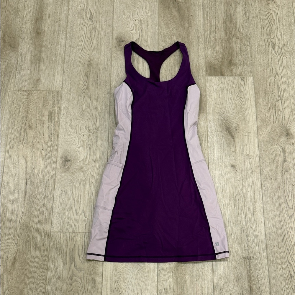 Sweaty Betty Purple and light purple Mini Dress